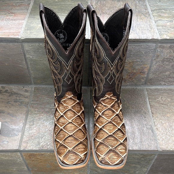 Square Toe Cowboy Boots size 8.5 **"runs big** - Picture 13 of 13